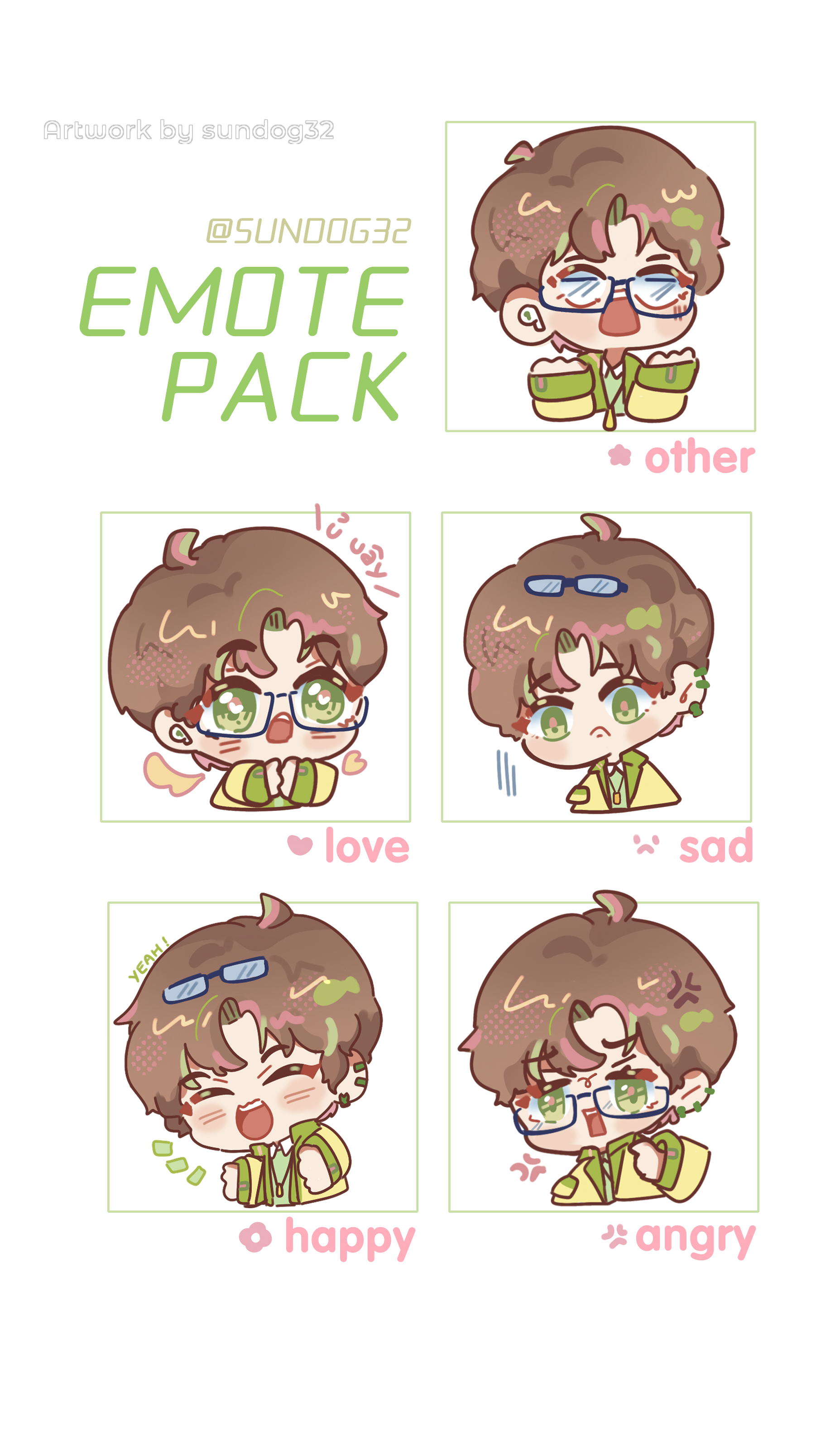A sample of Emote pack -
                                Seller undefined